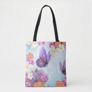 Bolso De Tela Mariposa