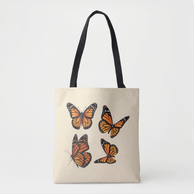 Bolso De Tela Mariposa (Anverso)