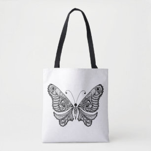 Bolso De Tela Mariposa 2 del estilo
