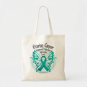 Bolso De Tela Mariposa 3 del cáncer ovárico