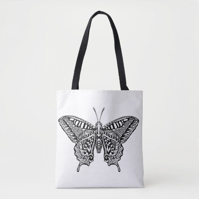 Bolso De Tela Mariposa 4 del estilo (Anverso)