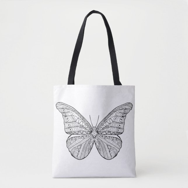 Bolso De Tela Mariposa 5 del estilo (Anverso)