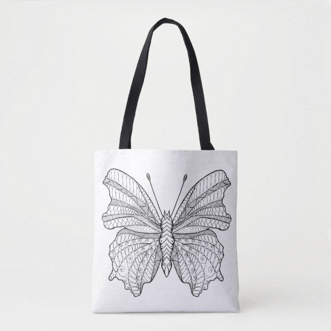 Bolso De Tela Mariposa 6 del estilo (Anverso)