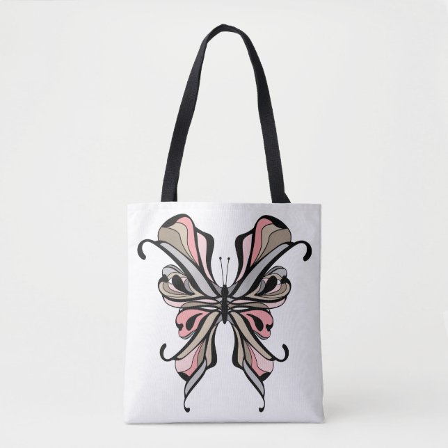 Bolso De Tela Mariposa abierta (Anverso)