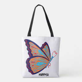 Bolso De Tela Mariposa Alebrije
