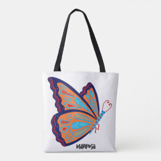 Bolso De Tela Mariposa Alebrije