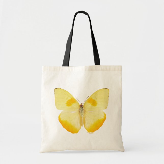 Bolso De Tela Mariposa amarilla común (Frente)