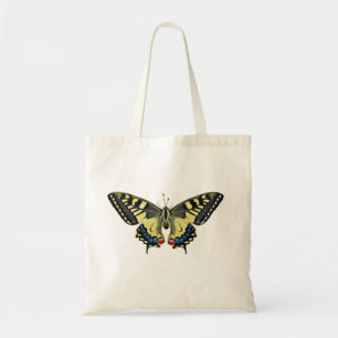 Bolso De Tela Mariposa amarilla y negra
