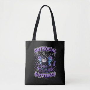 Bolso De Tela Mariposa Antisocial