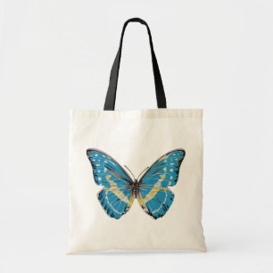 Bolso De Tela Mariposa azul
