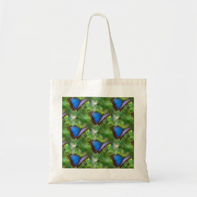 Bolso De Tela Mariposa azul (Frente)