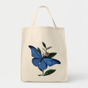 Bolso De Tela Mariposa azul