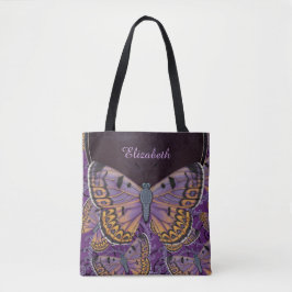 Bolso De Tela Mariposa azul de Morpho personalizada