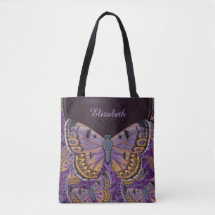 Bolso De Tela Mariposa azul de Morpho personalizada