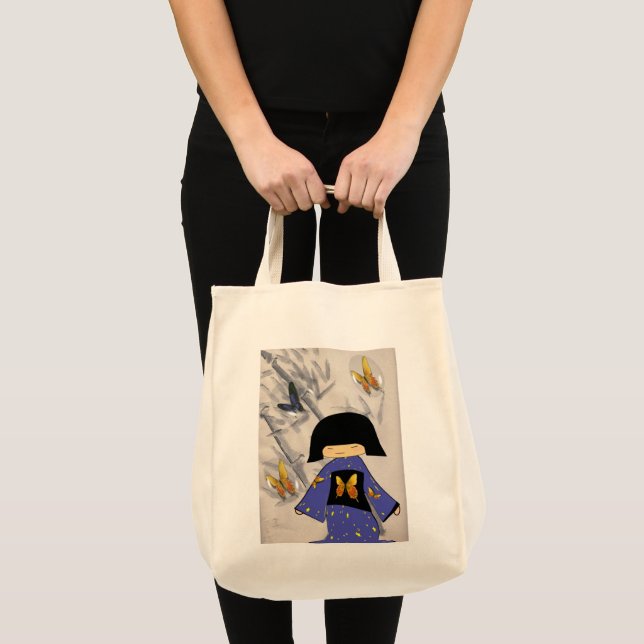 Bolso De Tela mariposa chica japonesa (Anverso (producto))