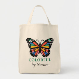 Bolso De Tela Mariposa Colorida por Naturaleza