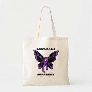 Bolso De Tela Mariposa/Conciencia... Sarcoidosis