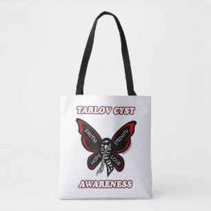 Bolso De Tela Mariposa/Conciencia...Tarlov Cyst