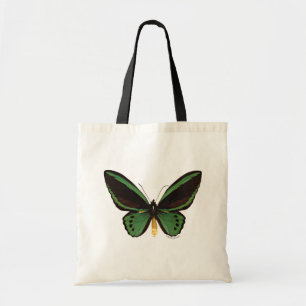Bolso De Tela Mariposa de aves verdes