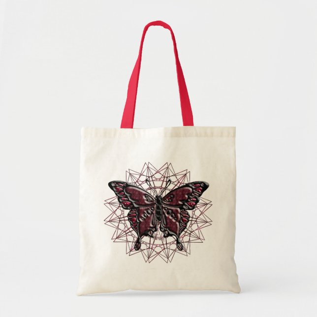 Bolso De Tela Mariposa de julio Birthstone (Frente)