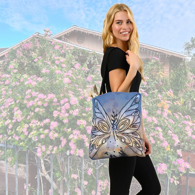 Bolso De Tela Mariposa de la Libertad (Subido por el creador)