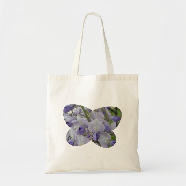 Bolso De Tela Mariposa de las glicinias (Frente)