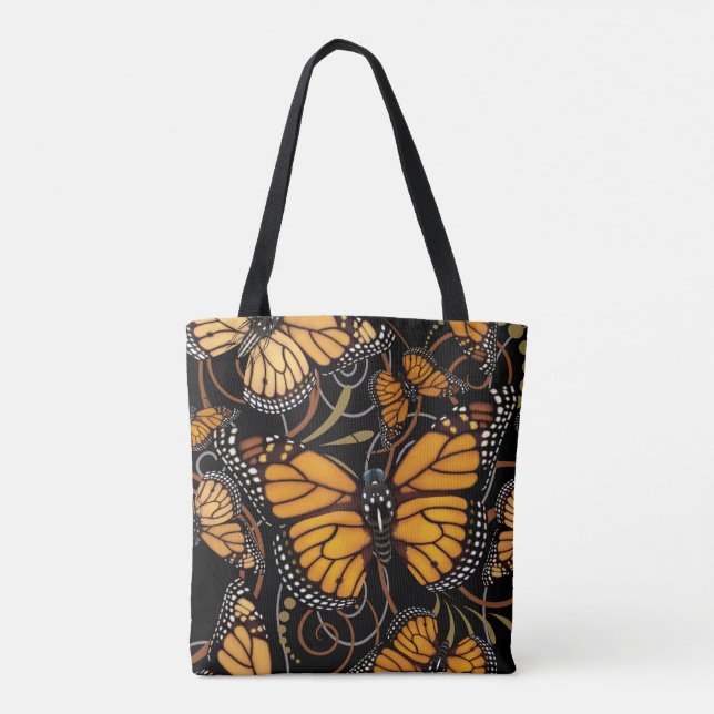 Bolso De Tela Mariposa de monarca (Reverso)