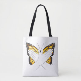 Bolso De Tela Mariposa de monarca en el ASL
