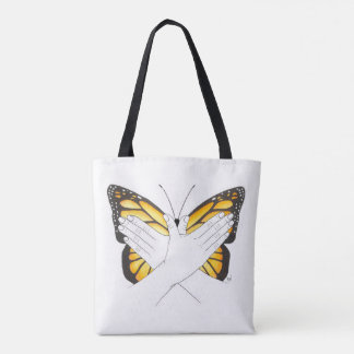 Bolso De Tela Mariposa de monarca en el ASL