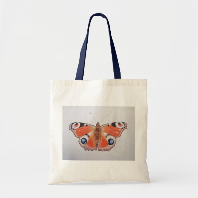 Bolso De Tela Mariposa de pavo real 2012 (Frente)