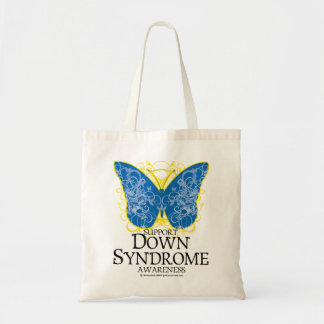 Bolso De Tela Mariposa de Síndrome de Down