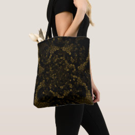 Bolso De Tela Mariposa de vidrio manchado de oliva