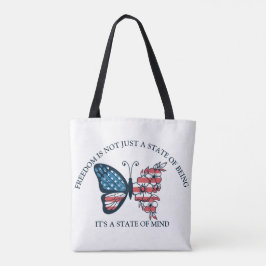 Bolso De Tela Mariposa del 4 de Julio
