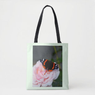 Bolso De Tela Mariposa del Almirante Rojo