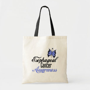 Bolso De Tela Mariposa del esófago de la conciencia del cáncer