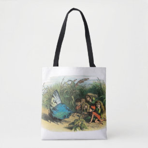 Bolso De Tela Mariposa Elf Artwork Cuidad Elves Butterflies