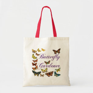 Bolso De Tela Mariposa Gardener Saying