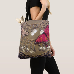 Bolso De Tela Mariposa Gypsy Scarf