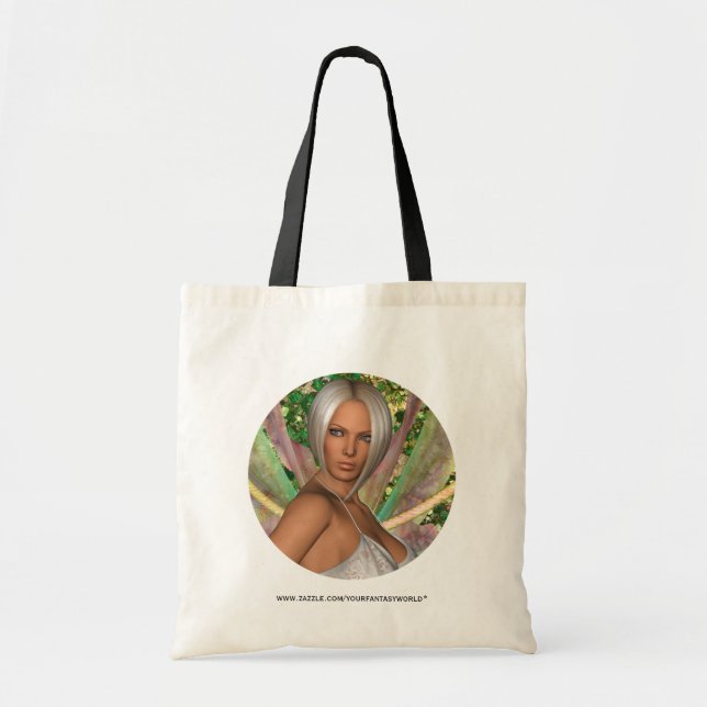 Bolso De Tela Mariposa Hada (Frente)