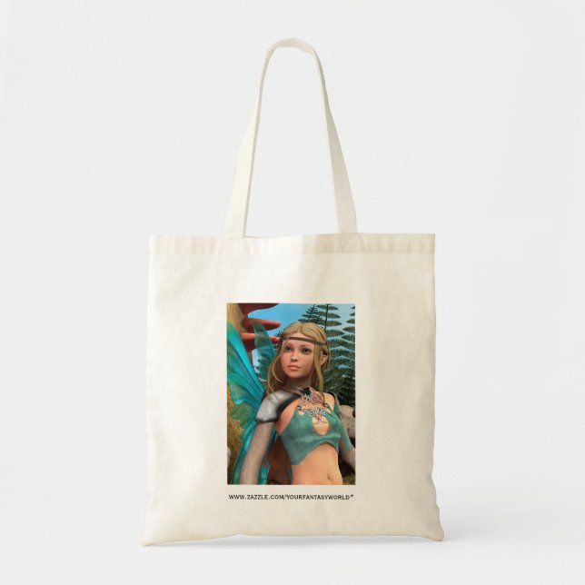 Bolso De Tela Mariposa Hada (Frente)