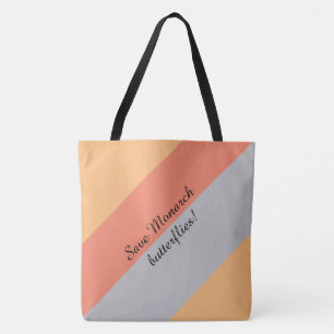 Bolso De Tela Mariposa monarca