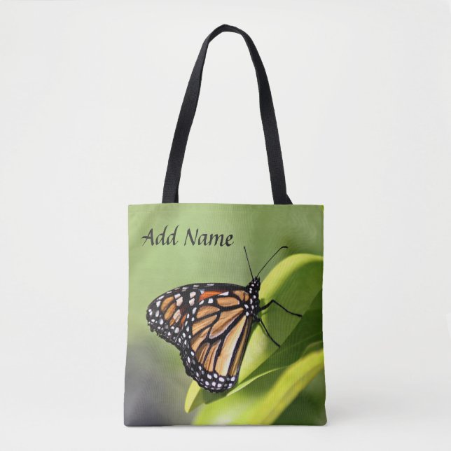 Bolso De Tela Mariposa monarca (Anverso)