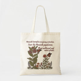 Bolso De Tela Mariposa monarca