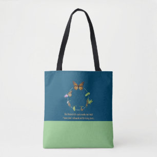 Bolso De Tela Mariposa monarca