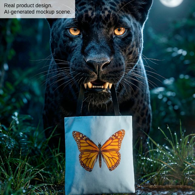 Bolso De Tela Mariposa Monarca (Subido por el creador)