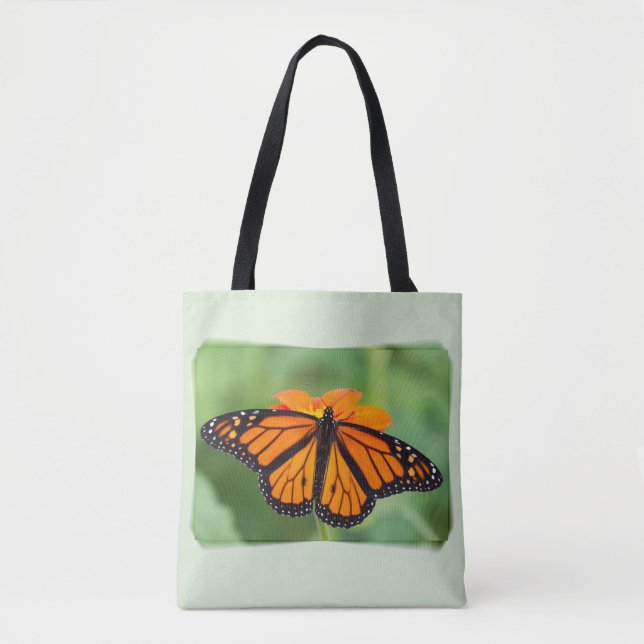 Bolso De Tela Mariposa monarca (Anverso)