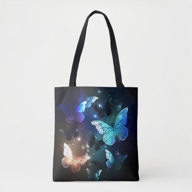 Bolso De Tela Mariposa nocturna fluida (Anverso)