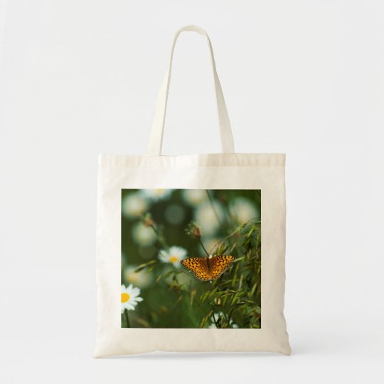 Bolso De Tela Mariposa pacífica del Fritillary