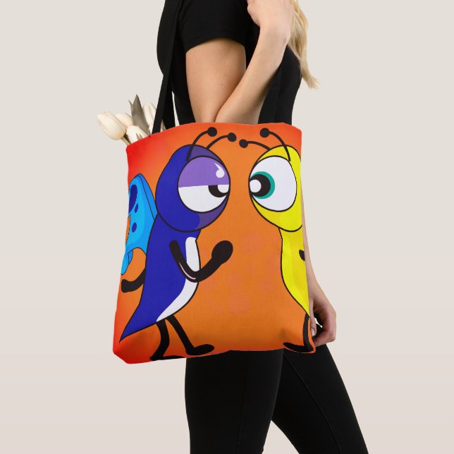 Bolso De Tela Mariposa personalizado (Detalle)