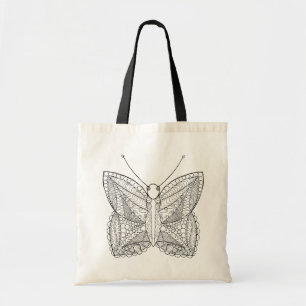 Bolso De Tela Mariposa tropical inspirada del diseño